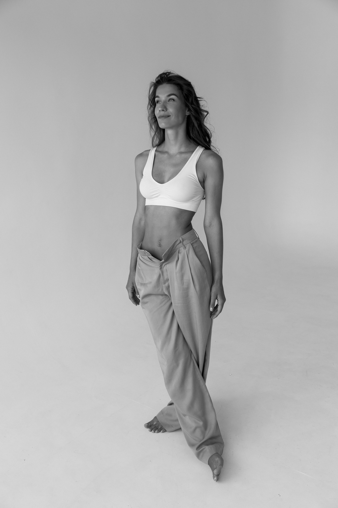 Fashion Female Model in Studio 
